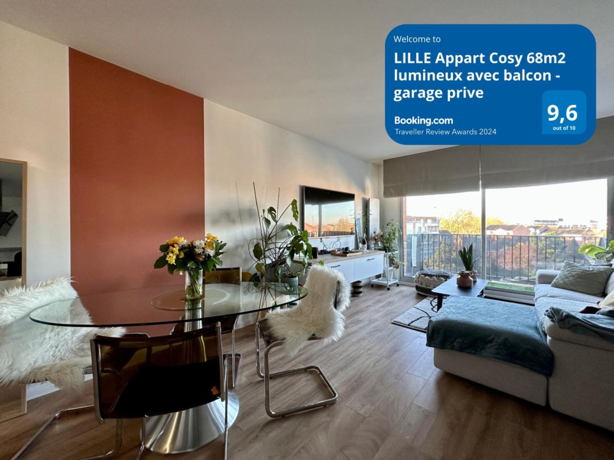 Lille Appart Cosy 68M2 Lumineux Avec Balcon - Garage Prive Bagian luar foto